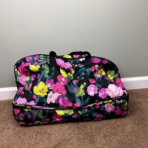 Vera Bradley Hilo Meadow Carry-On Roller Suitcase Luggage Floral Travel Duffle